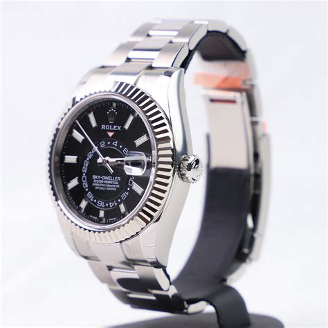 best rolex sky dweller black|rolex sky dweller for sale.